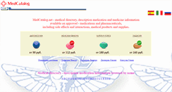 Desktop Screenshot of medcatalog.net