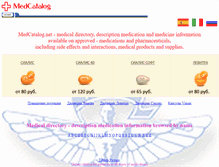 Tablet Screenshot of medcatalog.net